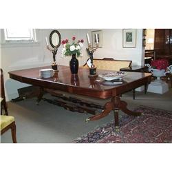 William IV twin pedestal dining table #1515067