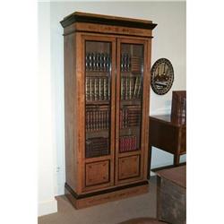 Charles X bookcase with inlay #1515084