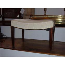 George III saddle seat bench of mahogany #1515085