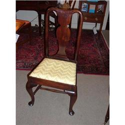 Queen Anne side chair of mahogany #1515088