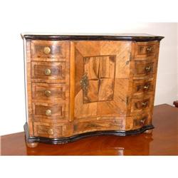 Beautiful walnut spice cabinet, c. 1700 #1515094