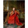 Cardinal Playing Guitar with Parrot by Borione#1515141