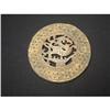 Han period bronze and jade disk ornament #1515174