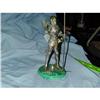 Image 1 : FRENCH 19TH C SILVER FIGURE ON MALACHITE Rude? #1515329