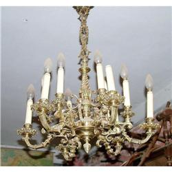 12 lights French Bronze Chandelier #1515424