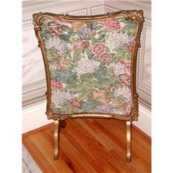 French Gilt Table Firescreen 19th Century #1526349