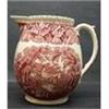 Image 1 : LOVELY RED TRANSFER MASON'S JUG  #1526485