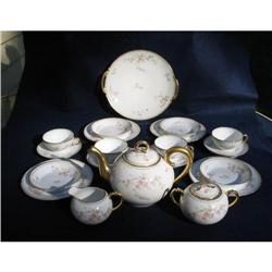 LIMOGES OLD ABBEY TEA SET  #1526584