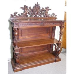 English Walnut 3Tiered Console #1526713