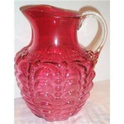 RARE RARE Consolidated Glass Cranberry Pitcher #1526726