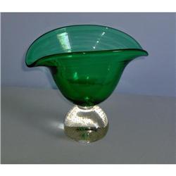 Carl Erickson ?Controlled Bubble? Fan Vase #1526751