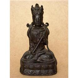 Seated Buddha Iron Figur #1526763