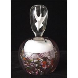 Swirled Glass Inkwell Paperweight #1526767