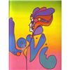 Image 1 : PETER MAX MOST FAMOUS LOVE LITHOGRAPH HAND #1526888