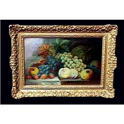 19c English Fruit Still Life Oil Painting 1820 #1527146