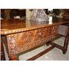 Image 1 : Antique French Walnut Wood Sofa Table/Desk from#1527233