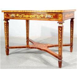 MARQUETRY INLAID DUTCH WRITING TABLE #1538158