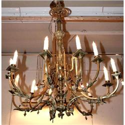 French Renaissance Bronze Chandelier #1538165
