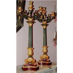 Magnificent Pair of French Empire Candelabras #1538185