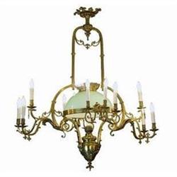 French Gilt Bronze 13 Light Chandelier #1538207