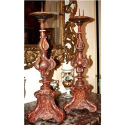 Pair of Italian Candlesticks #1538215