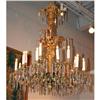 Image 1 : Swedish Dore Bronze and Crystal Chandelier #1538226