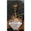 Image 1 : French Bronze and Crystal Chandelier #1538229