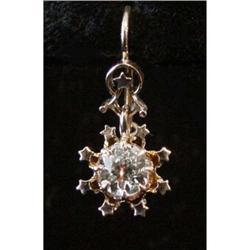 Victorian 14K  Diamond Earrings 1.15 Carat #1538310