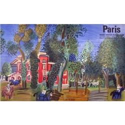 Dufy Modern Chic Stone Lithograph 1960 #1538339