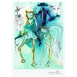 Signed in the plate 18 color lithograph by Dali#1538345