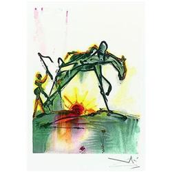 Signed in the plate 18 color lithograph by Dali#1538346