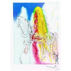 Signed in the plate 18 color lithograph by Dali#1538348