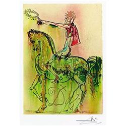 Signed in the plate 18 color lithograph by Dali#1538352