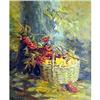 "Basket with chanterelle" - Russian school #1538390