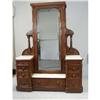 Victorian Ladies Dresser/Wardrobe with Mirror #1538431