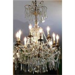 Antique Crystal Chandelier #1538508