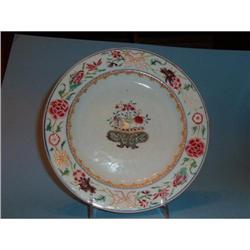 1750 Chinese export porcelain plate  #1538603