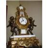Italian bronze/brass/marble mantle clock! #1538866