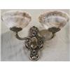 Image 1 : A pair of alabaster and bronze sconces #1538889