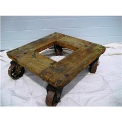 Industrial Antique Factory Cart Coffee Table #1539027