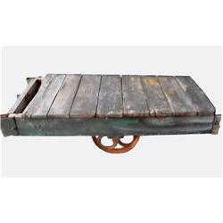 Industrial Antique Factory Cart Coffee Table #1539028