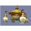 Image 1 : Hand Painted Shade Center Globe Fixture Lamp #1539030