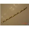 14K Gold Silver Diamond Bracelet #1539087
