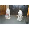 Pair of Faience Lions #1539094