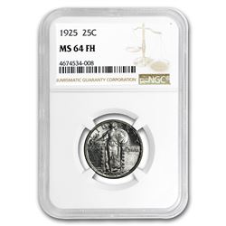 1925 Standing Liberty Quarter MS-64 NGC (FH)