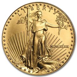 1989 1 oz Gold American Eagle BU (MCMLXXXIX)
