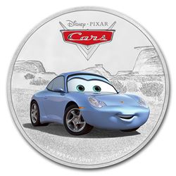 2017 Niue 1 oz Silver $2 Disney Pixar Cars: Sally