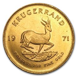 1971 South Africa 1 oz Gold Krugerrand