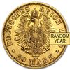 Image 1 : 1871-1913 Germany Gold 20 Marks Prussia Avg Circ (Random)