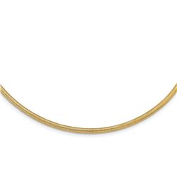 14k Yellow Gold Stretch Mesh Necklace - 18 in.